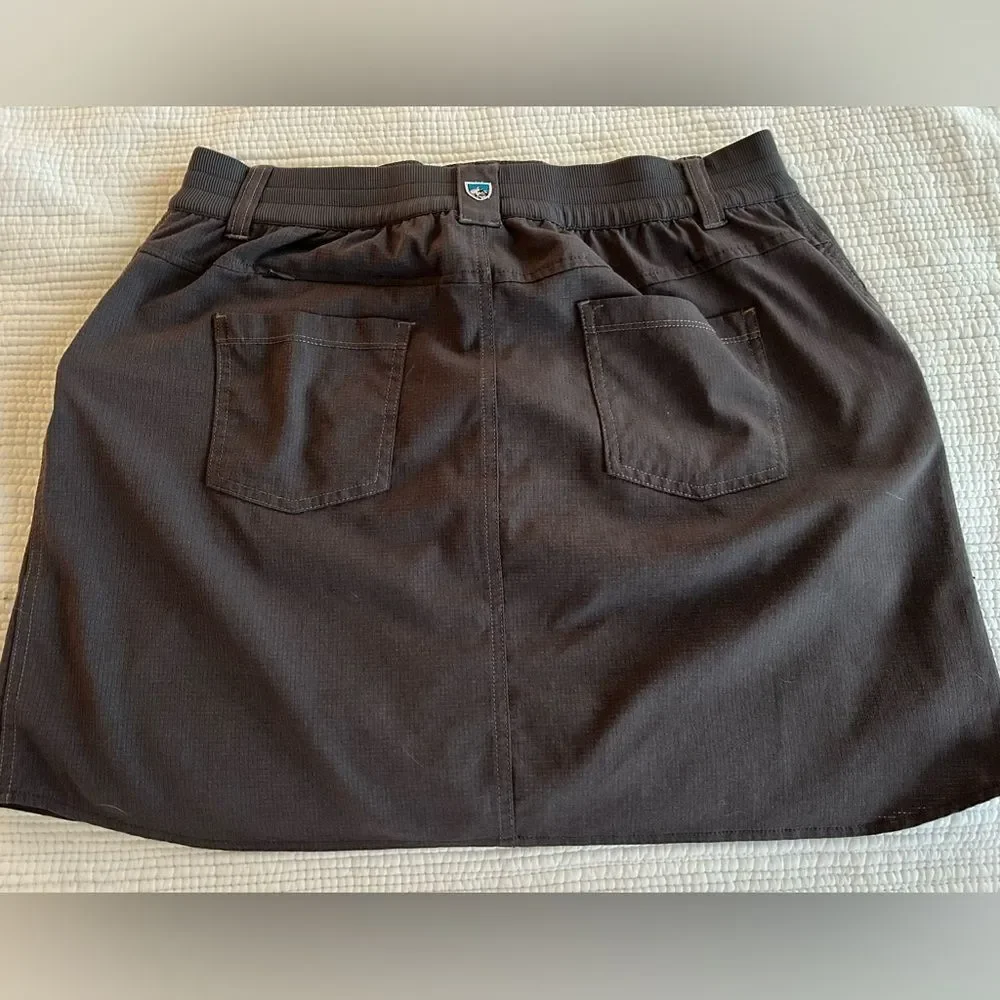Kuhl Women's Charcoal Gray Athletic Outdoor Skort Size 12